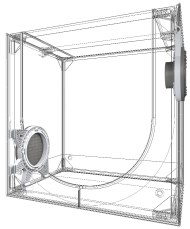 Cort pentru răsaduri și înrădăcinare Secret Jardin DP60 (60 x 40 x 60 cm)
