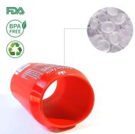 Husă de silicon camuflaj cu imitație de doză de cola de 330 ml