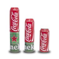 Husă de silicon camuflaj cu imitație de doză de cola de 330 ml