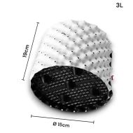 Root Plus - ghiveci rotund perforat pentru tăierea aerului a rădăcinilor - 3 l.