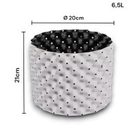 Root Plus - ghiveci rotund perforat pentru tăierea rădăcinilor cu aer - 6,5 l.