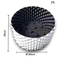 Root Plus - ghiveci rotund perforat pentru tăierea aerului a rădăcinilor - 12 l.