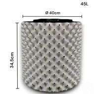 Root Plus - ghiveci rotund perforat pentru tăierea aerului a rădăcinilor - 45 l.