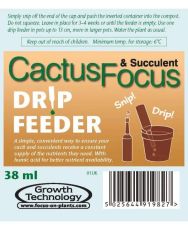 Îngrășământ prin picurare pentru cactuși Cactus Focus Drip Feeders 38ml