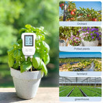 Tester digital 3-în-1 pentru pH, temperatură și umiditatea solului
