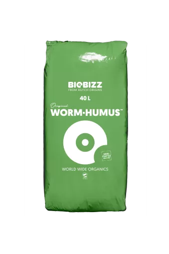 BioBizz Worm Humus 40 l – ameliorator organic pentru substraturi cu humus de râme (vermicast)