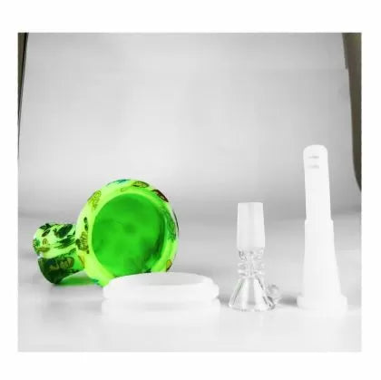 Cartoons Green 13 cm – bong din silicon