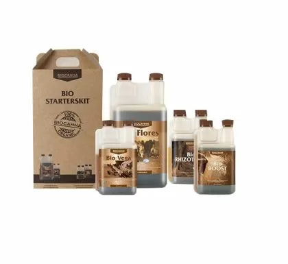 Canna Bio Starters Kit - set complet de fertilizanți și aditivi organici, pentru sol