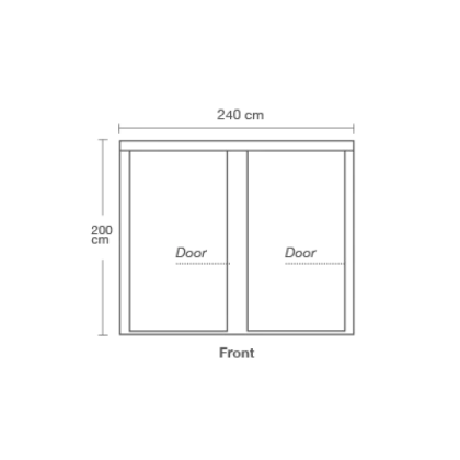 HOMEbox Ambient R240 - grow tent (240 x 120 x 200cm)