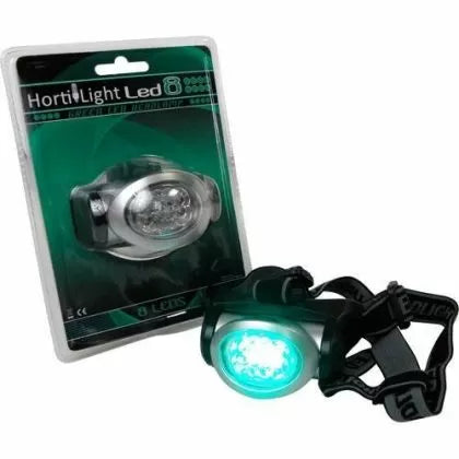 HortiLight Led 8 Green LED Headlamp - lanternă frontală cu lumină verde