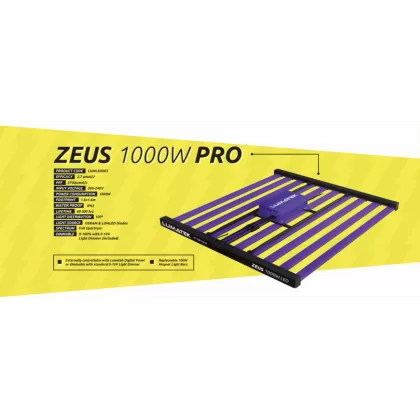 Lumatek LED Zeus 1000W PRO - lampă LED cu mai multe bare pentru creștere și înflorire