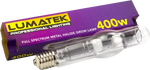 Lumatek MH Lamp 400W 240V – lampă / bec cu halogenuri metalice pentru creștere