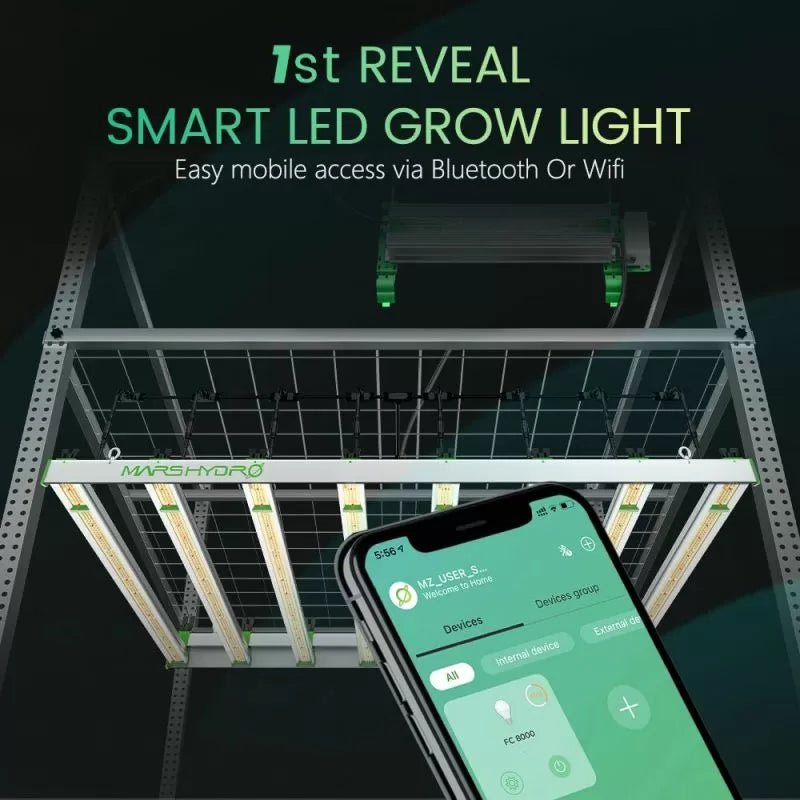 Mars Hydro Smart FC 8000 Samsung LM301B 800W LED Grow Light
