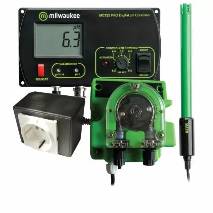 Set controler automat de pH Milwaukee MC720 PRO (aparat MC122 + pompă de dozare MP810)