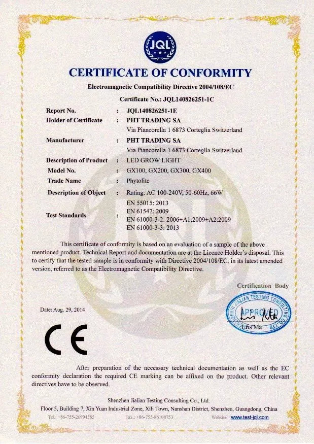 PhytoLED GX-100 PRO - spectru dublu