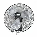 RAM Heavy Duty Wall Fan 45cm - ventilator de circulație pentru perete, cu 3 viteze, 100W