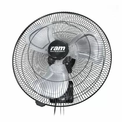RAM Heavy Duty Wall Fan 45cm - ventilator de circulație pentru perete, cu 3 viteze, 100W