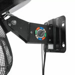 RAM Heavy Duty Wall Fan 45cm - ventilator de circulație pentru perete, cu 3 viteze, 100W