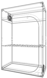 Secret Jardin DS120W - Палатка за отглеждане на растения (120 x 60 x 178см)