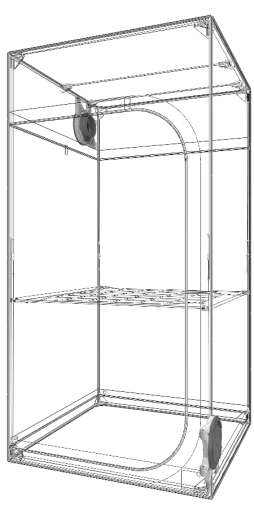 Secret Jardin DS90 Grow Tent (90 x 90 x 178 cm)