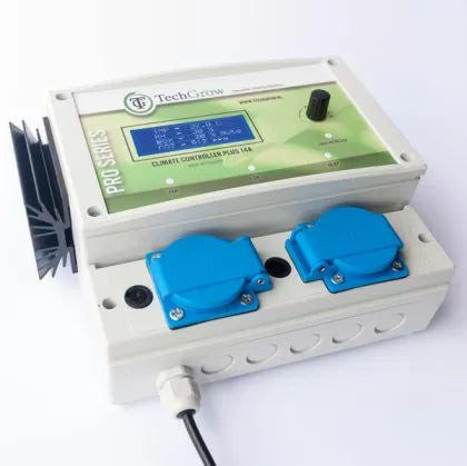 TechGrow Clima Control Plus 7A - controler digital pentru 1 ventilator și 1 aparat de încălzire