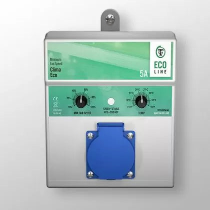 TechGrow Clima Eco 5A, minimum speed – controler de viteză minimă pentru 1 ventilator