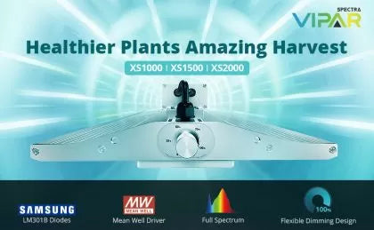 Viparspectra XS2000 220W - lampă LED pentru creștere și înflorire