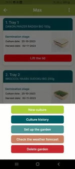 Babylon Garden XS Home Hydroponic System for Sprouts and Microgreens, 1 Crop, Smart App + Gift