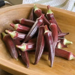 Carmine Splendor F1 okra - 20 seeds