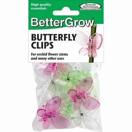BetterGrow - cleme pentru susținerea orhideelor, fluturi - 10 buc.