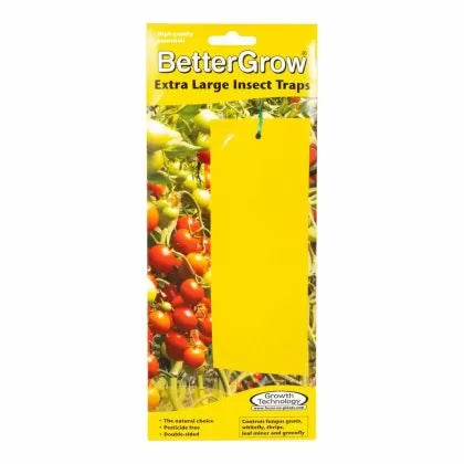 BetterGrow insect traps - capcană lipicioasă pentru insecte, dreptunghiulară, 10 buc.