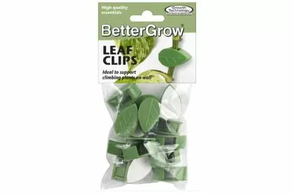 BetterGrow - cleme de susținere pentru orhidee, frunză verde - 14 buc.
