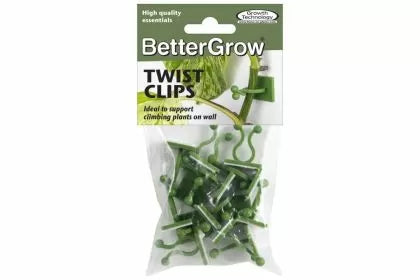 BetterGrow - усукани щипки за поддръжка на орхидеи, зелени - 14 бр