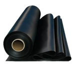 Folie PVC neagră pentru iazuri artificiale 4 × 25 m, rolă 0.5 mm