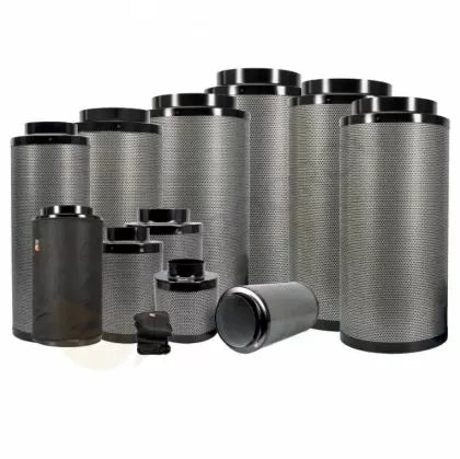 Filtru de carbon Falcon 2500 m³/h Ø250 mm cu flanșă - pentru purificarea aerului și a mirosurilor