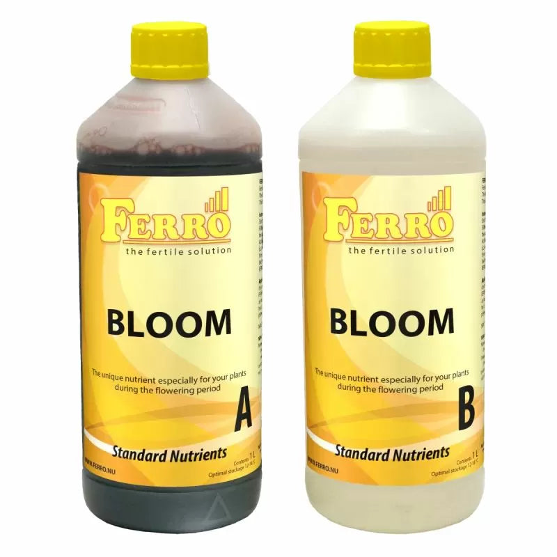 Ferro BLOOM A&B - îngrășământ pentru înflorire (în sol / hidro, pentru apă de la robinet)