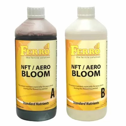 Ferro NFT / AERO BLOOM A&B – îngrășământ pentru înflorire (pentru NFT/aeroponie, apă de la robinet)