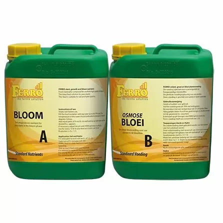 Ferro OSMOSIS BLOOM A&B - fertilizant pentru înflorire (în sol / hidro, pentru apă osmozată)