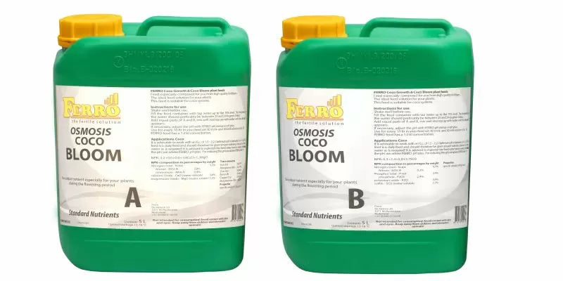 Ferro OSMOSIS COCO BLOOM A&B - fertilizant pentru înflorire (pentru cocos, pentru apă osmozată)