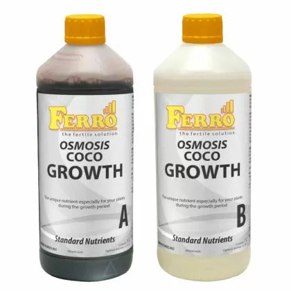 Ferro OSMOSIS COCO GROWTH A&B – îngrășământ pentru creștere (pentru cocos și apă de osmoză)