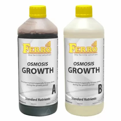 Ferro OSMOSIS GROWTH A&B - fertilizant pentru creștere (în sol / hidroponie, pentru apă de osmoză)