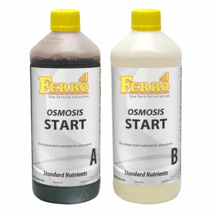 Ferro OSMOSIS START A&B - îngrășământ pentru fertilizarea inițială (în sol / hidro, pentru apă de osmoză)