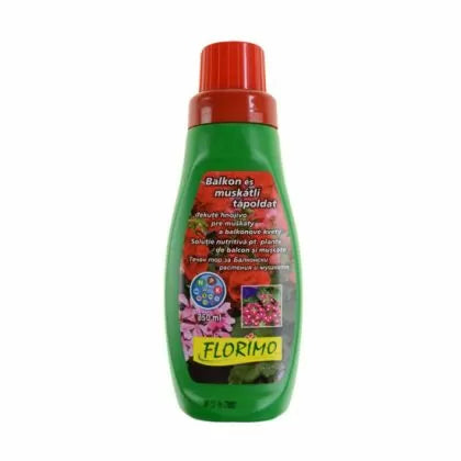FLORIMO fertilizant lichid pentru mușcate și flori de balcon - 250ml