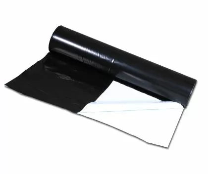 Folie reflectorizantă negru-alb 125μm 2 m x 100 m (rolă)