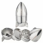 Champ High Mini Spaceship 4-Piece Metal Grinder, Ø 50 mm, Silver