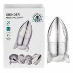 Champ High Mini Spaceship 4-Piece Metal Grinder, Ø 50 mm, Silver
