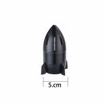 Champ High Mini Spaceship ⌀ 50 mm - râșniță metalică din 4 părți (neagră)