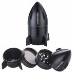 Champ High Mini Spaceship ⌀ 50 mm - râșniță metalică din 4 părți (neagră)