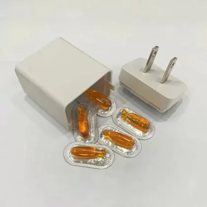 Cutie de depozitare ascunsă în formă de încărcător de telefon