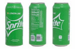 Carcasă din silicon camuflată cu imitație de doză Sprite 500 ml